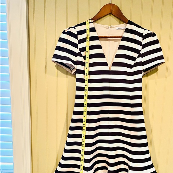 Cooper St. Fit and Flare Striped Dress Sz.4 - Picture 4 of 5